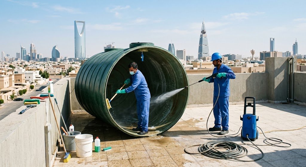 أفضل أسعار تنظيف خزانات المياه بالرياض مع توفير عروض